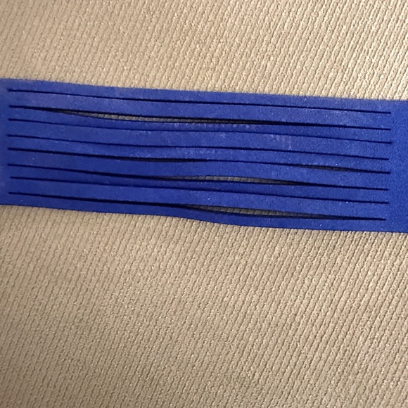 Set of 5 Rhinestone Multi-Row Snap Cuff Bracelets - Picture 11 of 13